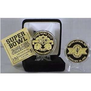  24kt Gold Super Bowl XXVI flip coin: Sports & Outdoors