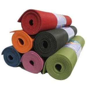   Rubber Yoga Mat 3/16 Thick 68 Length Long Lasting Tear Resistant Red
