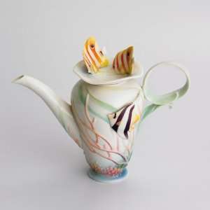   Sea Porcelain Teapot by Franz See Coupon for Low Price