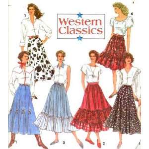   Western Classics Skirt Sewing Pattern #8193: Everything Else