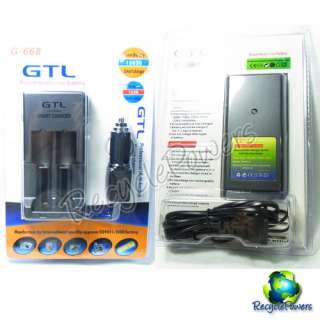 18650 123A GTL Li ion Round Head battery Smart charger  