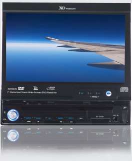  XO Vision X355NAV 7 Inch 1 DIN Fully Motorized DVD/CD/ 