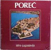 POREC ISTRA YUGOSLAVIA History Guide In 4 Languages Travel Geography 