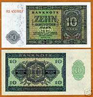 East Germany D.R., DDR, 10 Mark, 1948, P 12b, UNC  