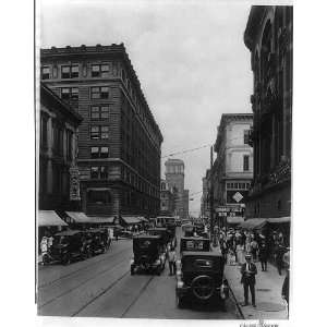    Fourth Ave,Busy Street,Louisville,Kentucky,KY,c1922