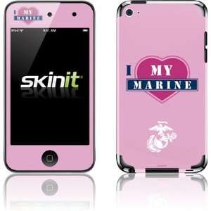  Skinit I Heart My Marine Pink Vinyl Skin for iPod Touch 