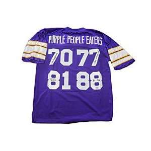  Purple People Eaters Autographed/Signed Jersey Everything 