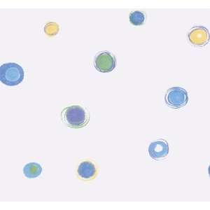  Blue Swirly Dot Wallpaper