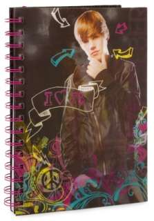 Justin Bieber Wire o Lined Lenticular Journal 6.5 X 8.5