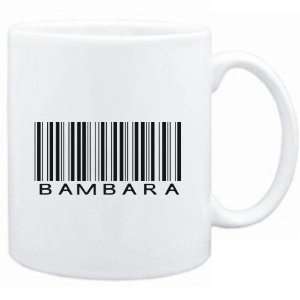  Mug White  Bambara BARCODE  Languages
