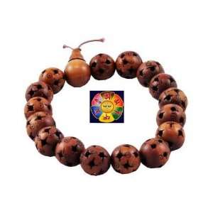   Mala Prayer Beads and a Copyrighted Tibetan Mantra Buddha Eye Magnet
