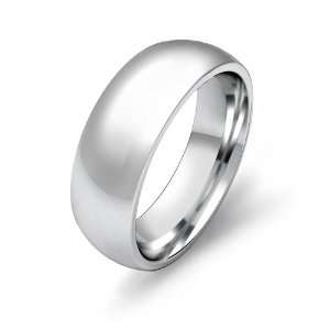  10.6g Mens Dome Wedding Band 7mm Heavy & Comfort Fit 18k 