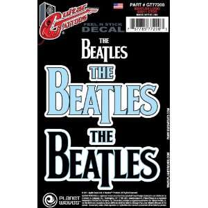   Planet Waves Beatles Guitar Tattoo Sticker, Logo: Musical Instruments