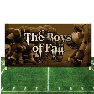   Breakaway Football Banner   6 x 12   Boys of Fall