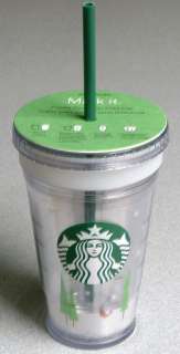 Starbucks Winter Collection 2011 16 oz Customizable Cold Cup Plastic 