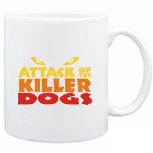  Mug White  Attack of the killer Dogs  Animals: Sports 