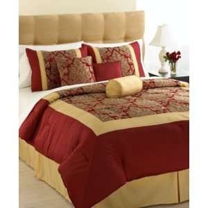  Barstow Jacquard 7 Piece California King Comforter Set 