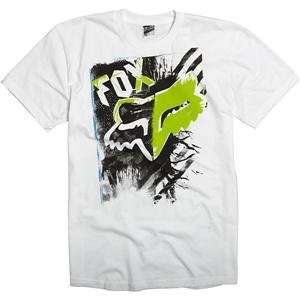  Fox Racing Difference Short Sleeve T Shirt   X Large/White 
