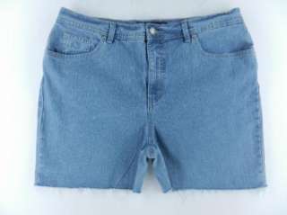Gloria Vanderbilt Amanda Cut Off Stretch Denim Jean Shorts Womens Sz 