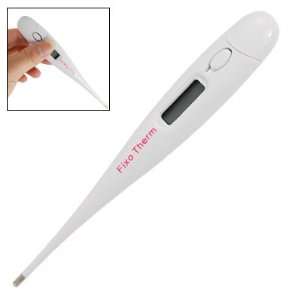  White Plastic Shell Measuring LCD Digital Thermometer 