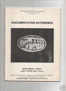 POULAIN AUTO LITERATURE AUCTION CATALOGUE 17/2/86  