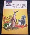 WHERE DO YOU LIVE? Vintage Golden Read It Yourself Book