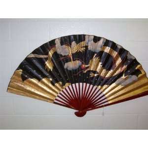   Inch Wall Fan   Lucky Golden Dragon in the Night Sky: Everything Else