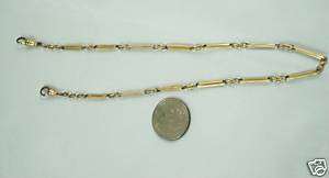 Antique 10kt Yellow Gold Watch Chain VERY NICE!  