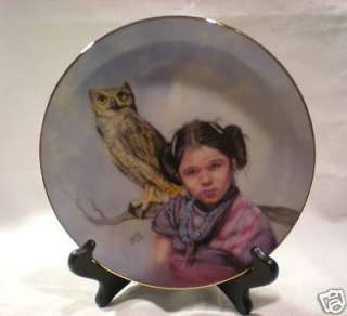 LOYAL GUARDIAN Perillo Proud Young Spirits Porcelain Collector Plate 