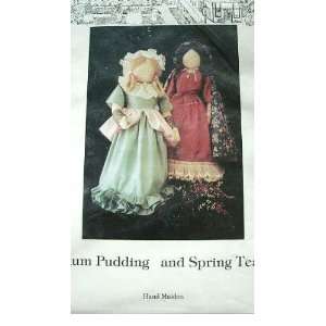  DOLL SEWING PATTERN WINTER   PLUM PUDDING DOLL AND SPRING 