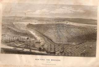 1860 Gazetteer History NEW YORK STATE CIVIL WAR Era CITY 1st EDITION 
