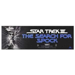  Star Trek III: The Search for Spock Movie Poster, 36 x 12 