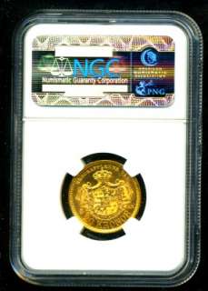 1884 EB SWEDEN GOLD COIN 20 KRONOR * NGC MS 64 RARE GEM  
