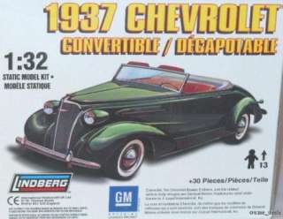 Lindberg 1:32 1937 Chevrolet Convertible Plastic Scale Model Kit 