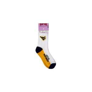  WVU Youth Crew Sock: Sports & Outdoors