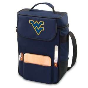  West Virginia Mountaineers Duet Style Wine and Cheese Tote 