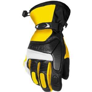   Cortech Blitz Mens Snowcross Gloves Yellow/Black Small S 8303 0103 04