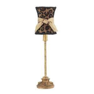  Jubilee 2718 313 8524 Leopard Hourglass Shade Taupe Sash 