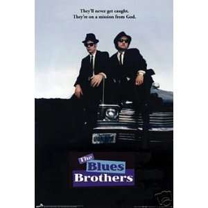  Blues Brothers   Belushi Akroyd Hood SIT Movie Poster 