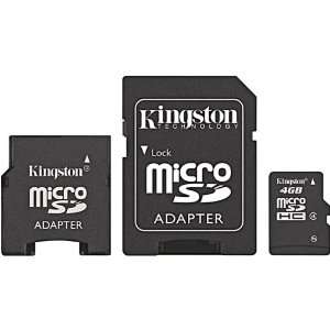  4GB microSD Memory Card with 2 Adapters Electronics