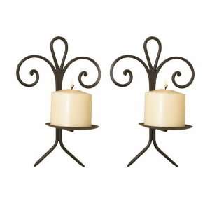  Wrought Iron Wall Sconce Set of 2: Home & Kitchen