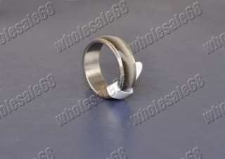 Wholesale jewelry 40pcs cat eye gemstone stainless steel rings  