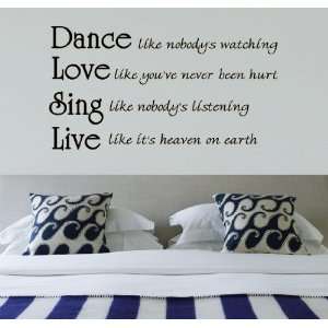   Watching, Inspirational Wall Quotes   Vinyl Lettering: Home & Kitchen