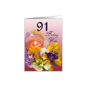  91st Birthday Wishes greeting card Card Toys & Games