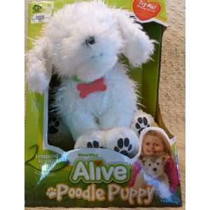 WowWee Alive   White Poodle Puppy: Toys & Games
