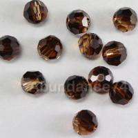 Swarovski Crystal 5000 Round Ball Beads 6mm Topaz Blend  