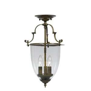 Crystorama 973 AU Camden 3   Light Lantern in Autumn Brass   973 AU,