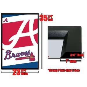  Framed Atlanta Braves Mlb Baseball Logo Poster Fr: Home 