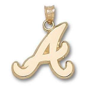 Atlanta Braves 14K Gold A 5/8 Pendant