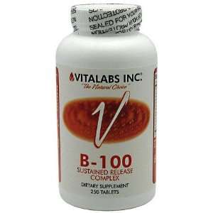  Vitalabs Vitamin B 100 Complex, 250 tablets (Vitamins 